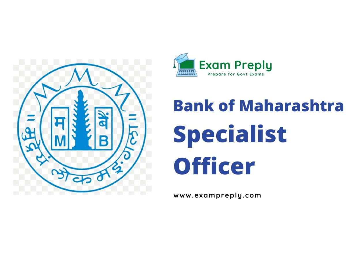 Bank of Maharashtra Specialist Officer